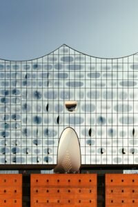 modern office building in Hamburg
