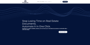 PropEase Belgian PropTech Comapny Website