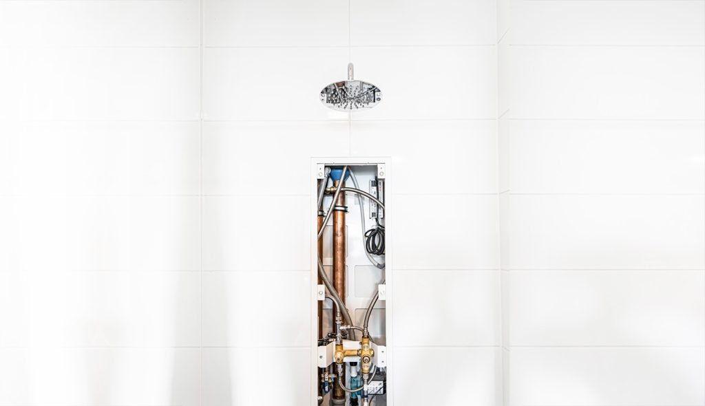 Hamwells Sustainable Shower blue system